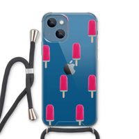 Waterijsje: iPhone 13 Transparant Hoesje met koord