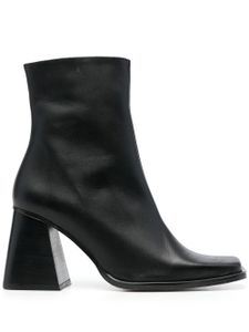 ALOHAS bottines South 80 mm en cuir - Noir