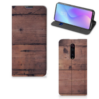 Xiaomi Redmi K20 Pro Book Wallet Case Old Wood