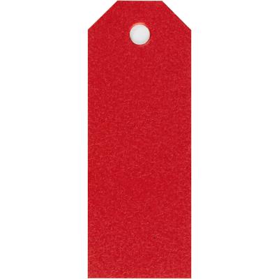Creativ Company Manilla-labels, afm 3x8 cm, 220 gr, rood, 20 stuk/ 1 doos