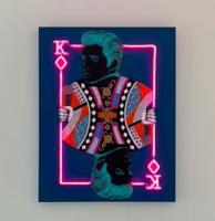 Muurschilderij (LED Neon) - 'Elvis' Small Muurschilderij (LED Neon) - 'Elvis' Small