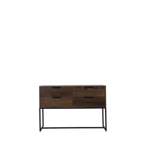 Light&living Side table 120x40x80 cm MEAVE hout mat donker bruin