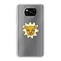 Kleine leeuw: Xiaomi Poco X3 Pro Transparant Hoesje