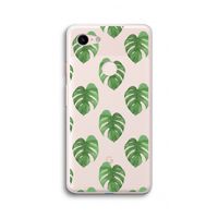 Monstera leaves: Google Pixel 3 XL Transparant Hoesje