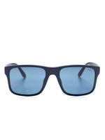 Polo Ralph Lauren lunettes de soleil à monture carrée mate - Bleu