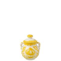 J-Line Jar Granada Ceramic White|Yellow