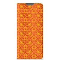 OPPO Find X5 Hoesje met Magneet Batik Oranje