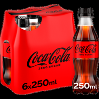 CocaCola Zero Sugar 6 x 250 ml bij Jumbo