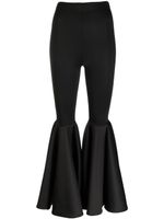 Alchemy x Lia Aram pantalon à coupe évasée - Noir