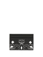 MCM porte-cartes Aren à motif cachemire - Noir