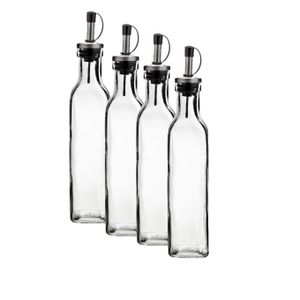 5x Olie/azijn flessen 300 ml