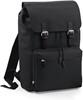 Atlantis BG613 Vintage Laptop Backpack - Black/Black - 30 x 46 x 17 cm