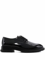 Alexander McQueen derbies lacées en cuir - Noir - thumbnail