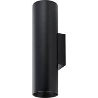 Deko Light Can IP20 up & down, 2x 7,5 W GU10, Schwarz 341344 Wandopbouwarmatuur GU10 7.5 W Zwart