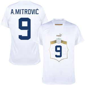 Servië Shirt Uit 2022-2023 + A.Mitrovic 9