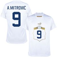 Servië Shirt Uit 2022-2023 + A.Mitrovic 9 - thumbnail
