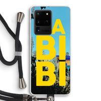 Habibi Majorelle : Samsung Galaxy S20 Ultra Transparant Hoesje met koord