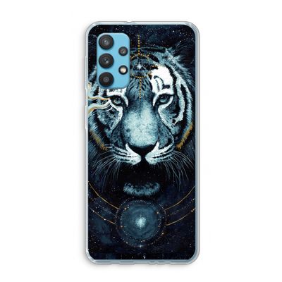 Darkness Tiger: Samsung Galaxy A32 4G Transparant Hoesje