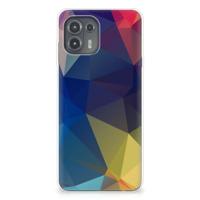 Motorola Edge 20 Lite | TPU Hoesje | Polygon Dark