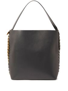 Stella McCartney sac à main Frayme à détail de chaîne - Noir