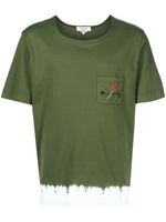 Nick Fouquet t-shirt bicolore à manches courtes - Vert - thumbnail