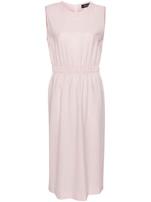 Fabiana Filippi robe mi-longue à coutures contrastantes - Rose