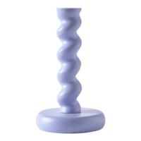 POLSPOTTEN Twister Kandelaar - M - Lichtblauw