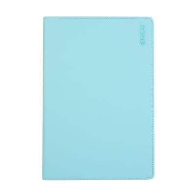 ENKAY 360 graden rotatie Lichi textuur lederen draagtas met houder voor Samsung Galaxy tab S6 10 5 T860/T865 (licht blauw)