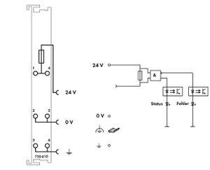 750-610  - Fieldbus power supply/segment module 750-610