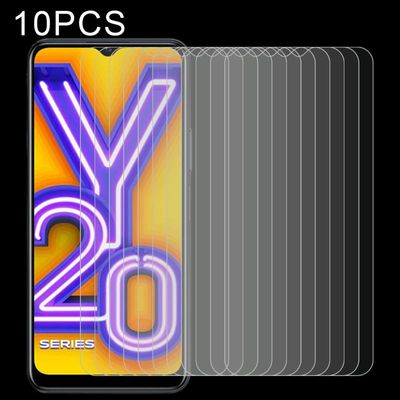 Voor Vivo Y20 10 PC's 0 26 mm 9H 2 5D gehard glasfilm