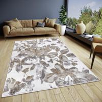 Vloerkleed Blossom - Creme/Grijs maat: 170x120cm - materiaal: Polyester - Dekbed-Discounter.nl