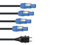 EUROLITE P-Con Power Cable 1-4. 3x2.5mmÂ²