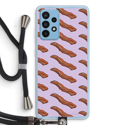 Bacon to my eggs #2: Samsung Galaxy A52 Transparant Hoesje met koord