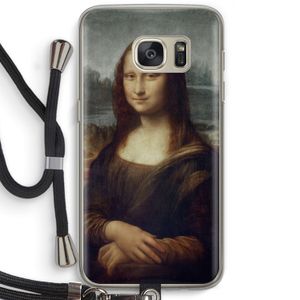 Mona Lisa: Samsung Galaxy S7 Transparant Hoesje met koord