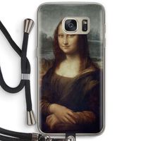 Mona Lisa: Samsung Galaxy S7 Transparant Hoesje met koord