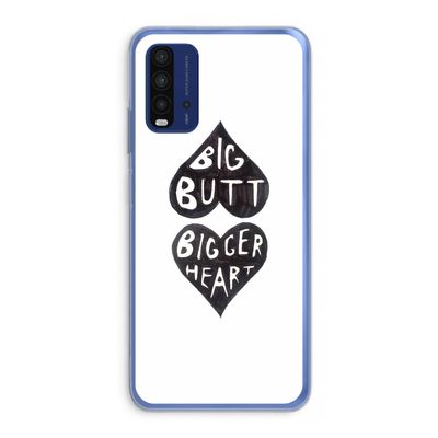 Big butt bigger heart: Xiaomi Redmi 9T Transparant Hoesje