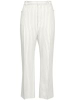 TOM FORD pantalon droit à rayures - Blanc - thumbnail