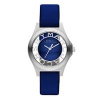 Horlogeband Marc by Marc Jacobs MBM1337 Onderliggend Leder Blauw 16mm