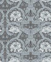 Dutch Wallcoverings Hidden Tr2 -African Marigold Blue - Blauw