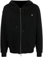 Vivienne Westwood hoodie zippé à motif Orb - Noir - thumbnail