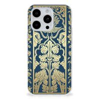 iPhone 15 Pro TPU Case Beige Flowers - thumbnail