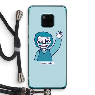 Zwaai: Huawei Mate 20 Pro Transparant Hoesje met koord