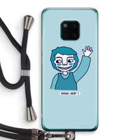Zwaai: Huawei Mate 20 Pro Transparant Hoesje met koord