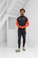 F.C. Bayern München Trainingspak Senior 2025/2026 - Maat M - Kleur: OranjeGrijs | Soccerfanshop