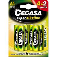 Batterijen Cegasa LR06 1,5 V (4 Stuks)