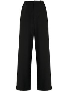 Ports V pantalon de tailleur à taille haute - Noir