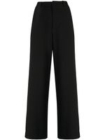 Ports V pantalon de tailleur à taille haute - Noir