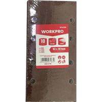 WorkPro WP407200 Schuurpapier Met klittenband (l x b) 187 mm x 93 mm 10 stuk(s)