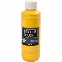 Creativ Company Textile color dekkende textielverf - geel, 250ml