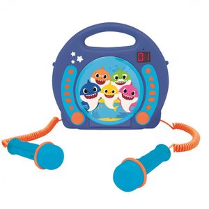 Baby Shark Karaoke CD speler met 2 Microfoons